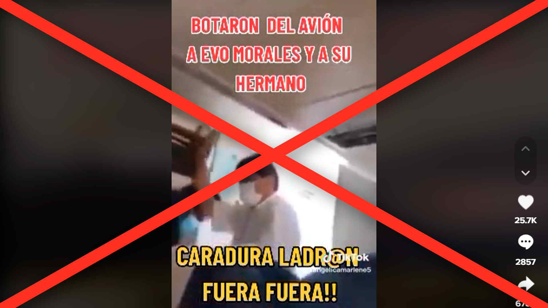 Falso: Video de abucheos contra Evo Morales y su supuesto hermano en un avión no es actual