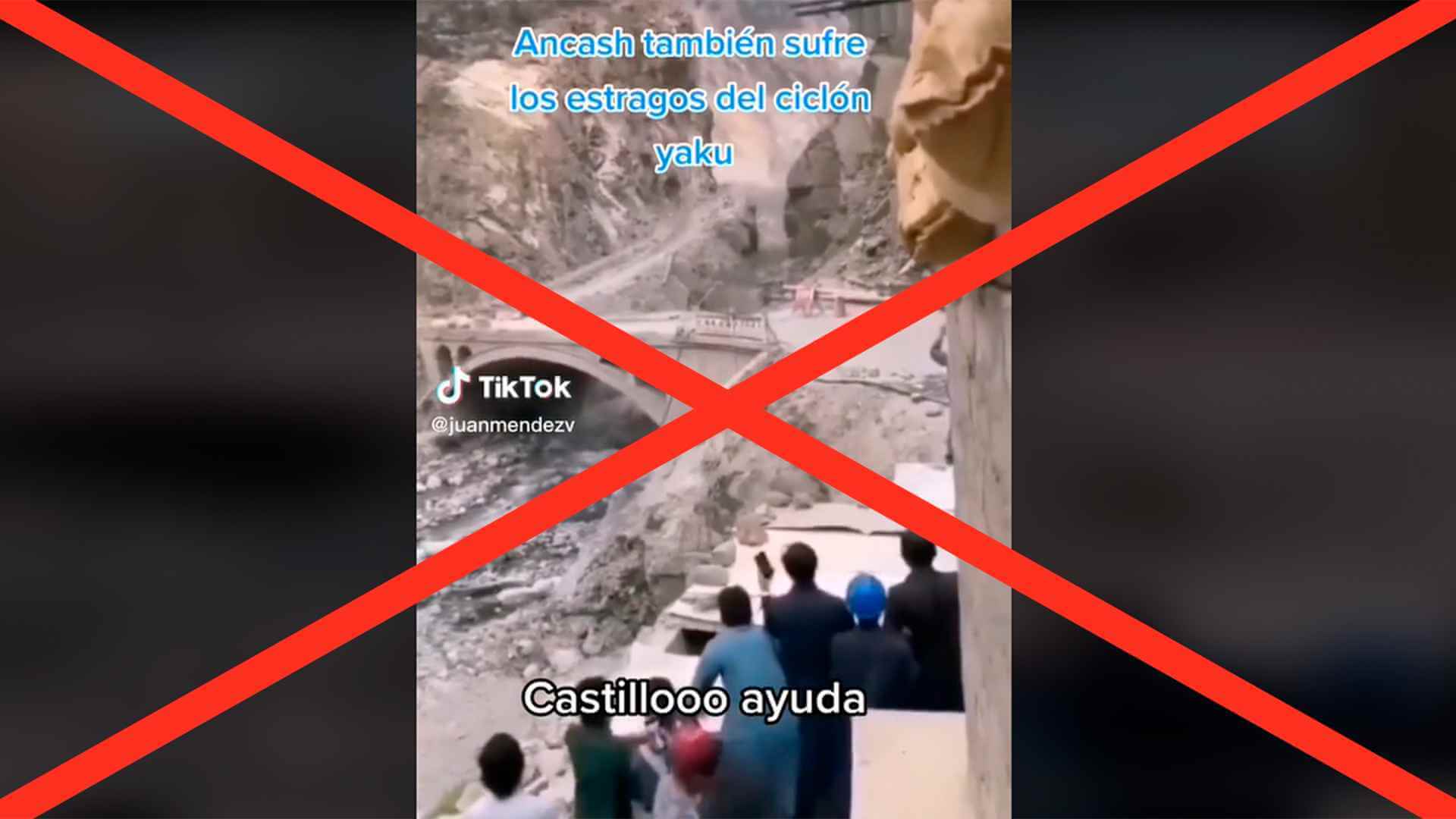 En realidad, las imágenes muestran un episodio ocurrido en julio del 2022 en Pakistán.