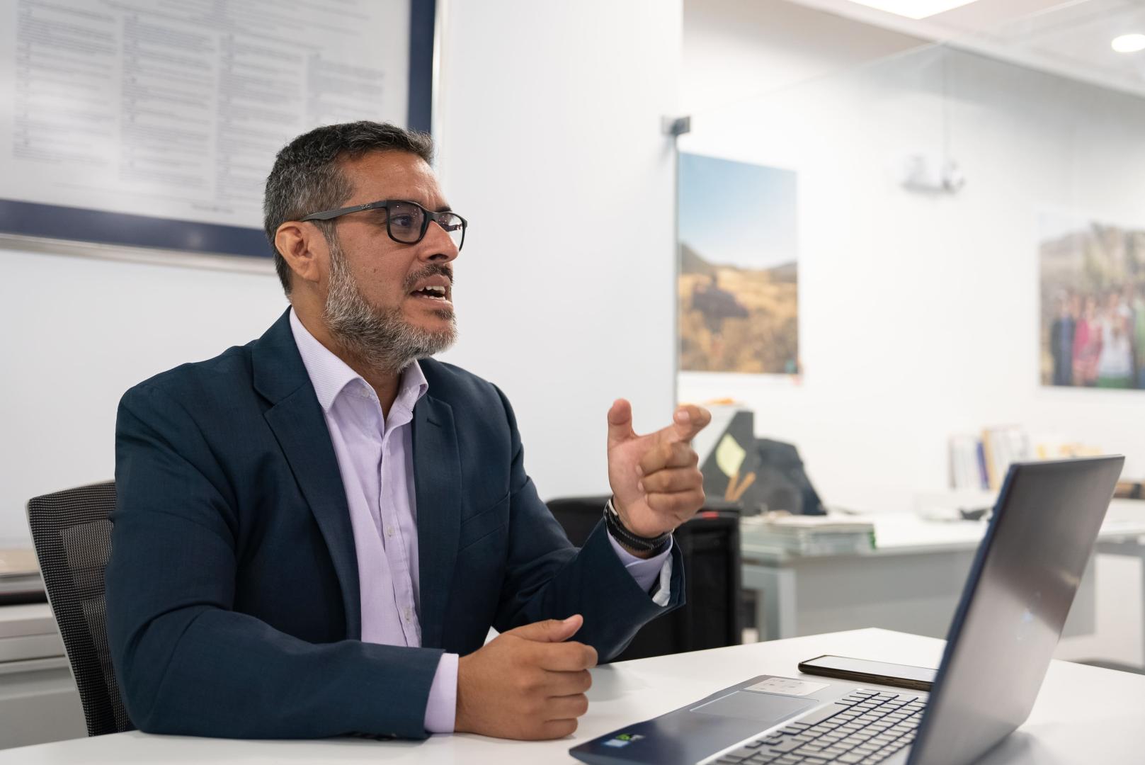 REPRESENTANTE. Daniel Sánchez Velásquez es el coordinador del proyecto Empresas y Derechos Humanos del PNUD en Perú. 