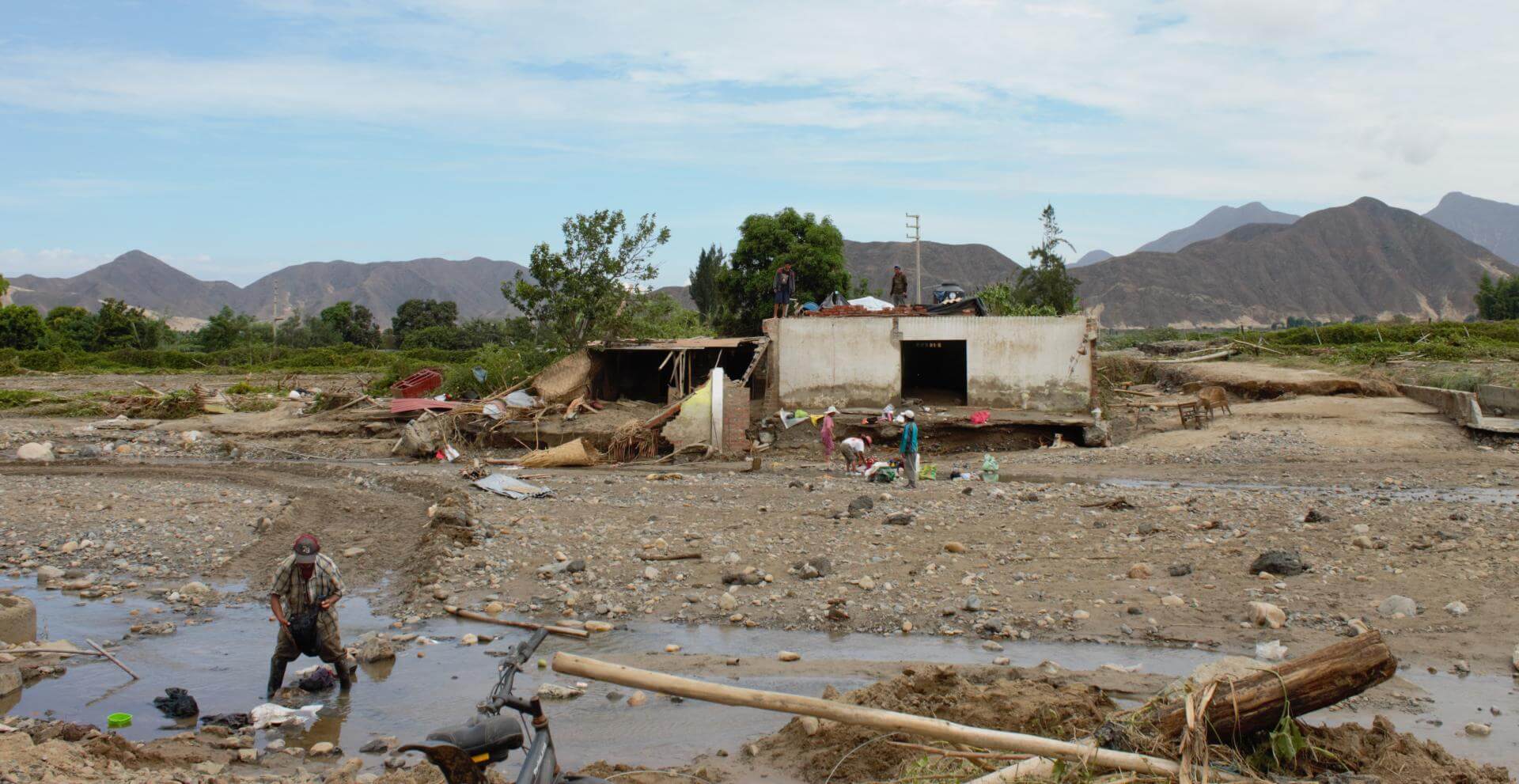 DAÑOS. Miles de familias del norte de Perú son afectadas por intensas lluvias. 