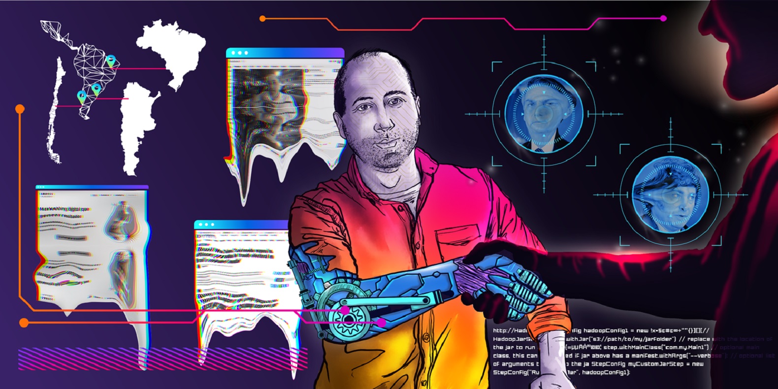 ESTRATEGA. Fernando Cerimedo, consultor argentino en marketing político, se ha valido de la campañas caracterizadas por la desinformación en países como Brasil y Chile.