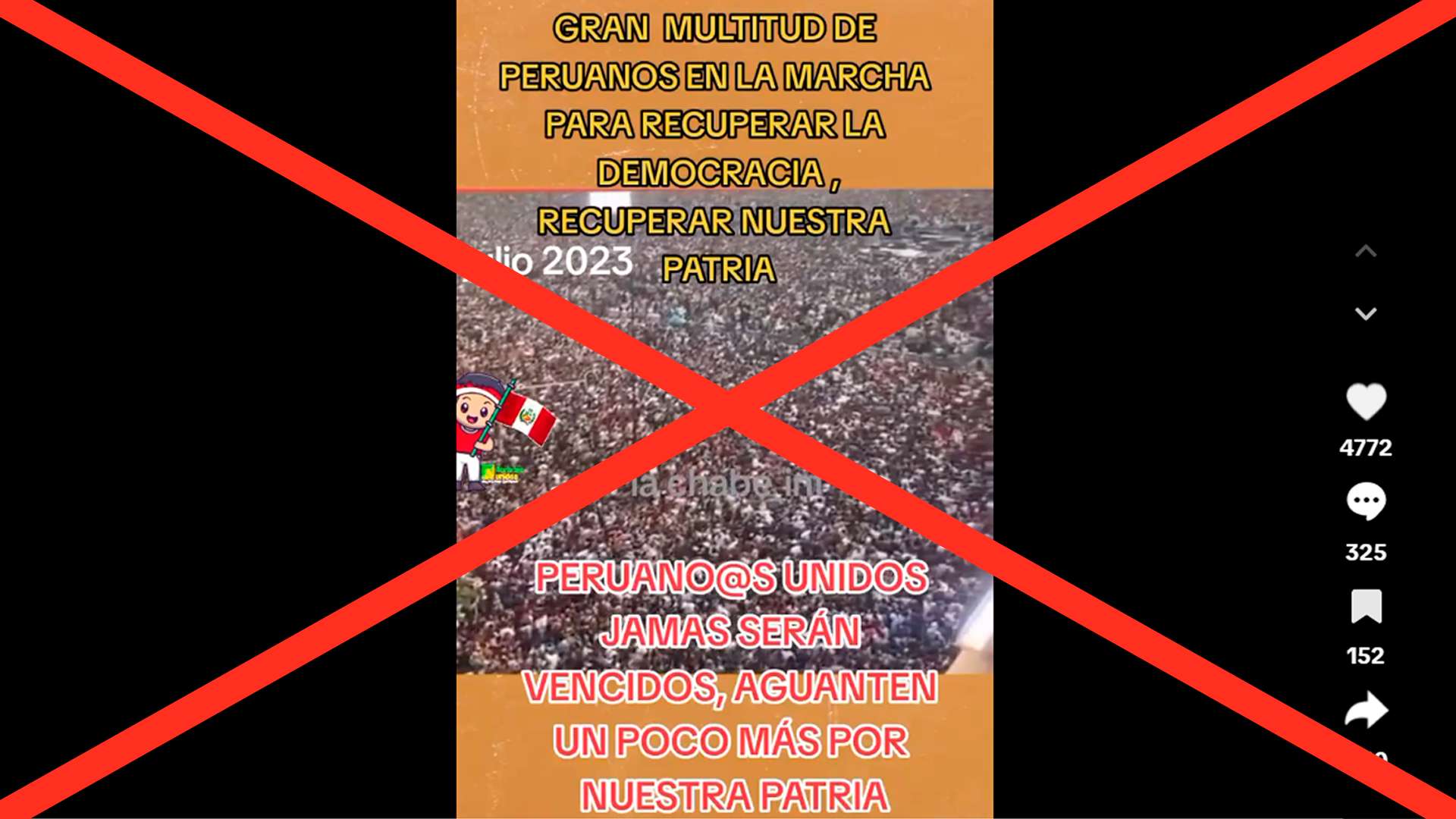 En realidad, corresponde al concierto del grupo musical argentino Los Fabulosos Cadillacs, que se desarrolló el 3 de junio del 2023 en México.