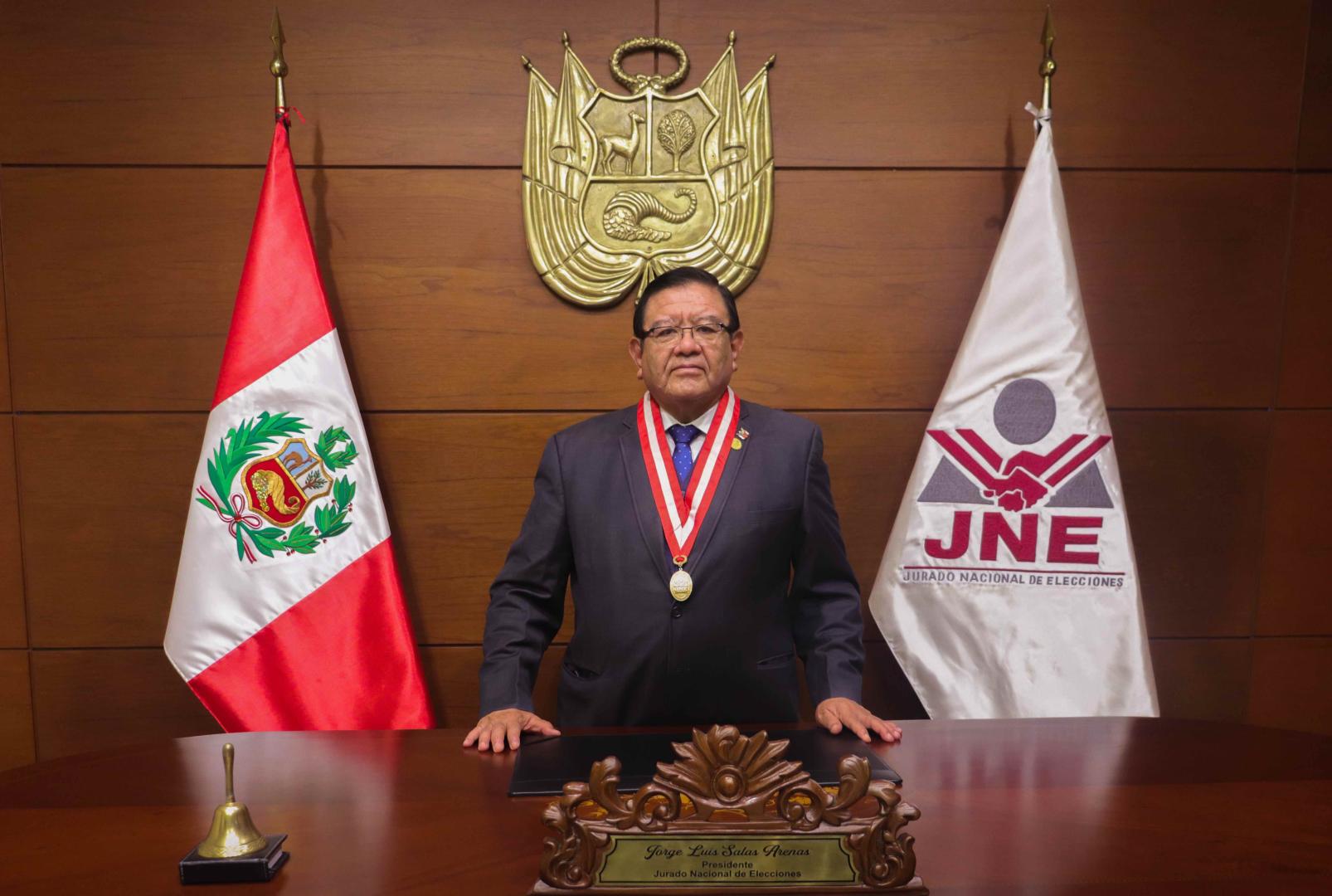 SALAS ARENAS. "Hay un plan de ataque preordenado contra el JNE", dice el presidente del JNE.