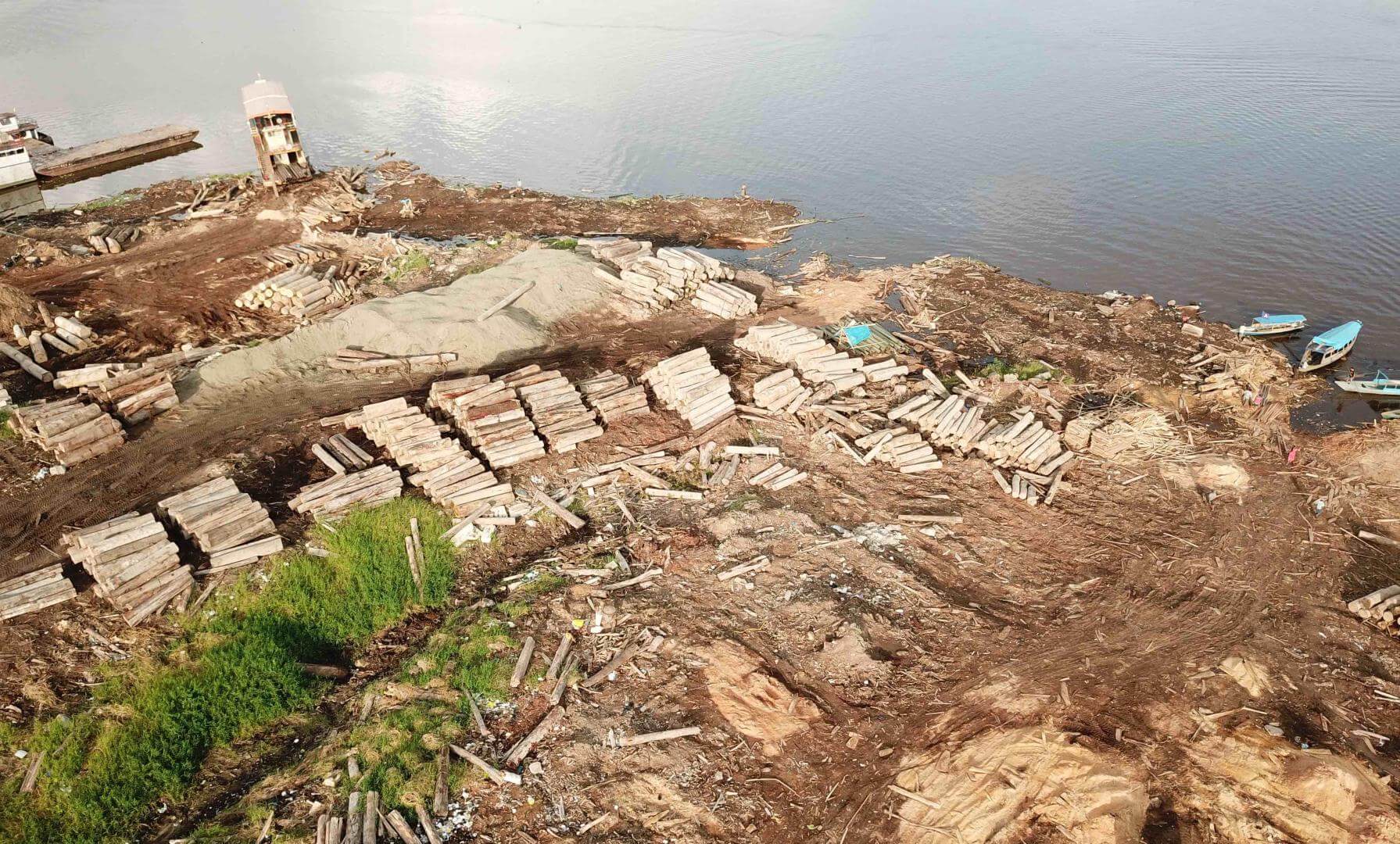 MONITOREO. La trazabilidad de la madera es uno de los principales pendientes para combatir la tala ilegal en la Amazonía.