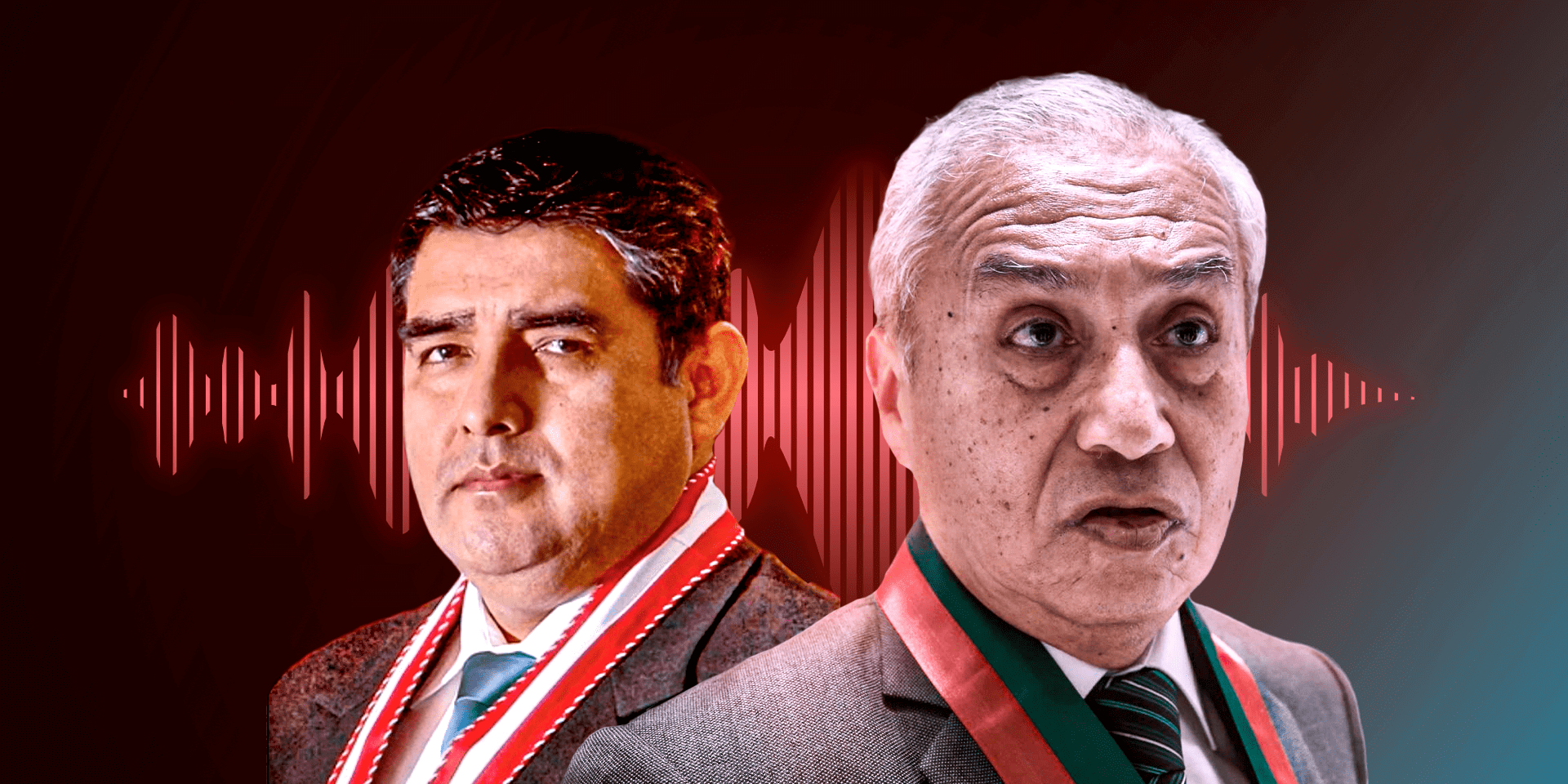 CUELLOS BLANCOS. Denuncia constitucional contra Rodríguez Monteza (derecha) y Chávarry (izquierda) es por el presunto delito de organización criminal.