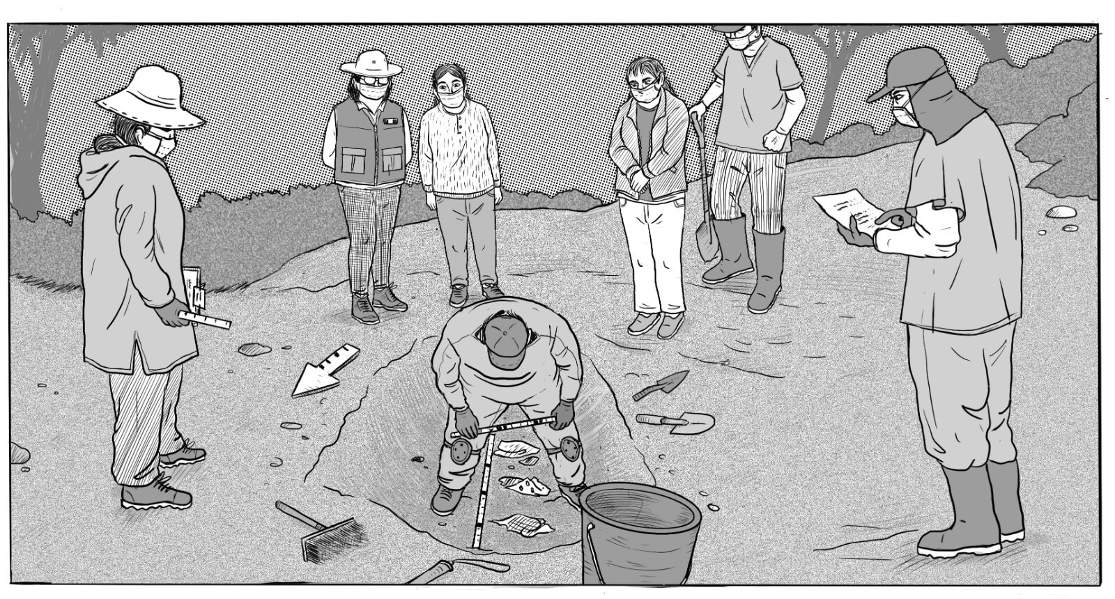 LARGA ESPERA. El Ministerio Público tiene pensado identificar 500 cuerpos el próximo año. Familiares siguen a la espera.