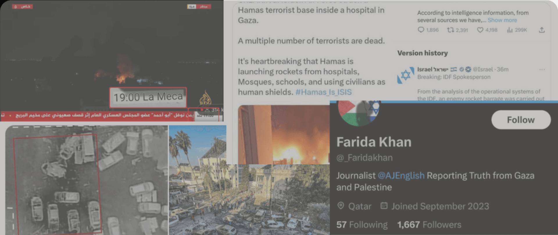 Qué se sabe y qué no de la explosión en el hospital Al-Alhi Arab de Gaza