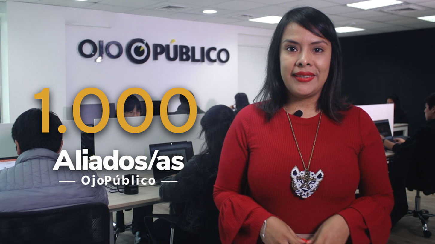 Un hito para el periodismo independiente en Perú: cerca de 1.000 personas decidieron apoyar el periodismo de investigación de OjoPúblico.