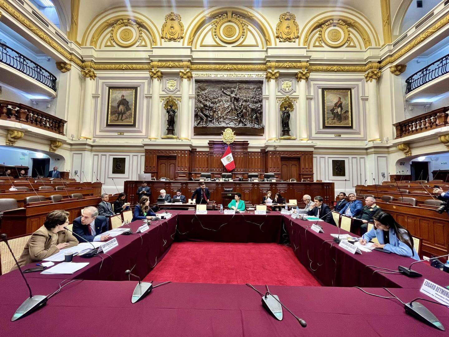 MAYORÍA. Con 12 votos a favor, la Comisión de Constitución aprobó la creación de una comisión "de alto nivel" para reformar el Sistema Interamericano de DDHH.