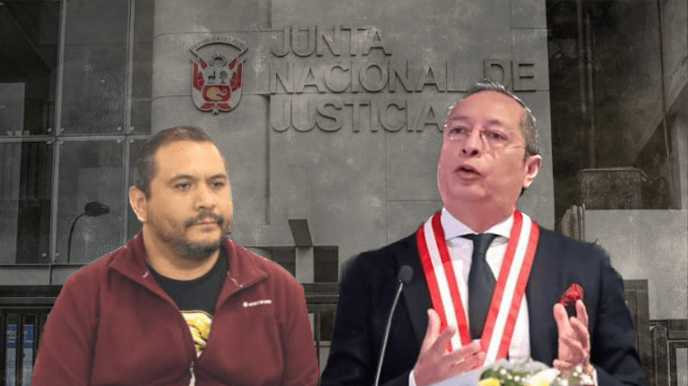ENCUENTROS. José Ávila recibió en su despacho en la JNJ a Jaime Villanueva cuando era asesor del exministro de Justicia Félix Chero.