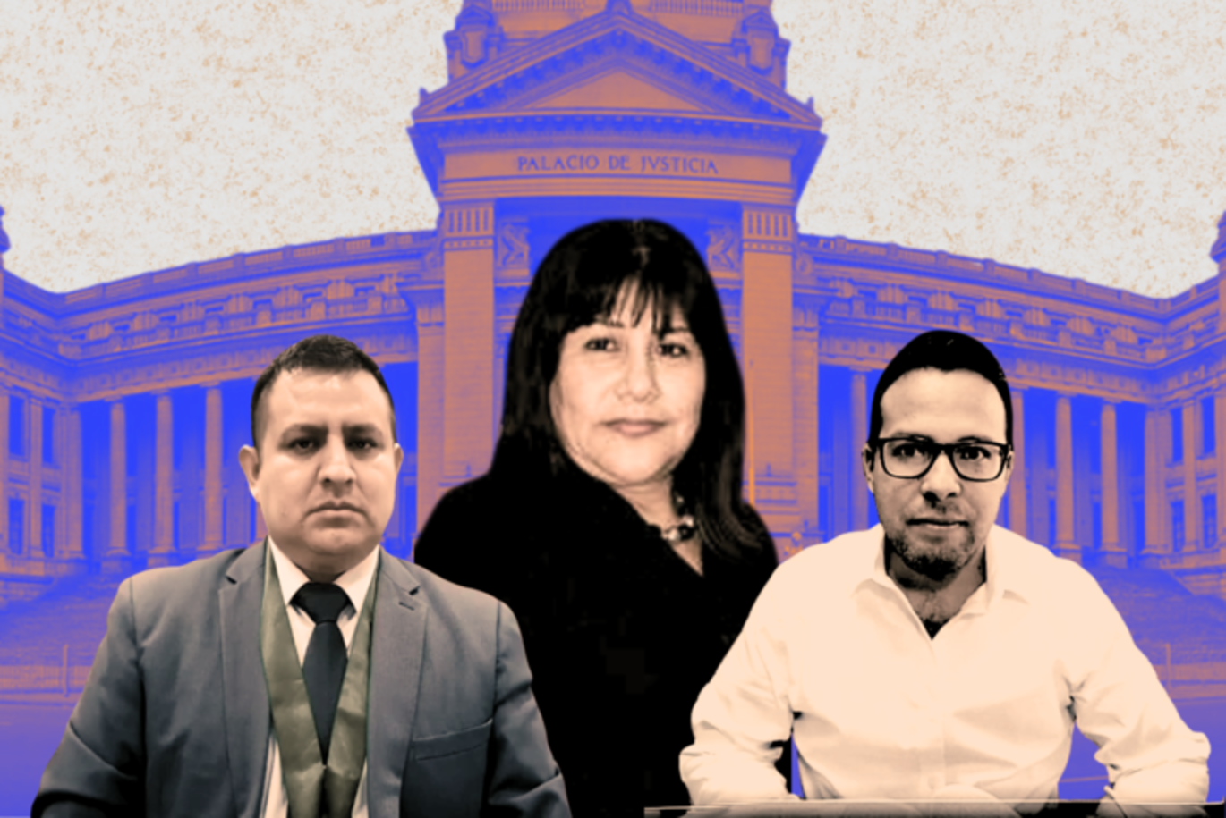 POLÉMICOS. La jueza Juana Caballero García tiene abogados con antecedentes cuestionables.