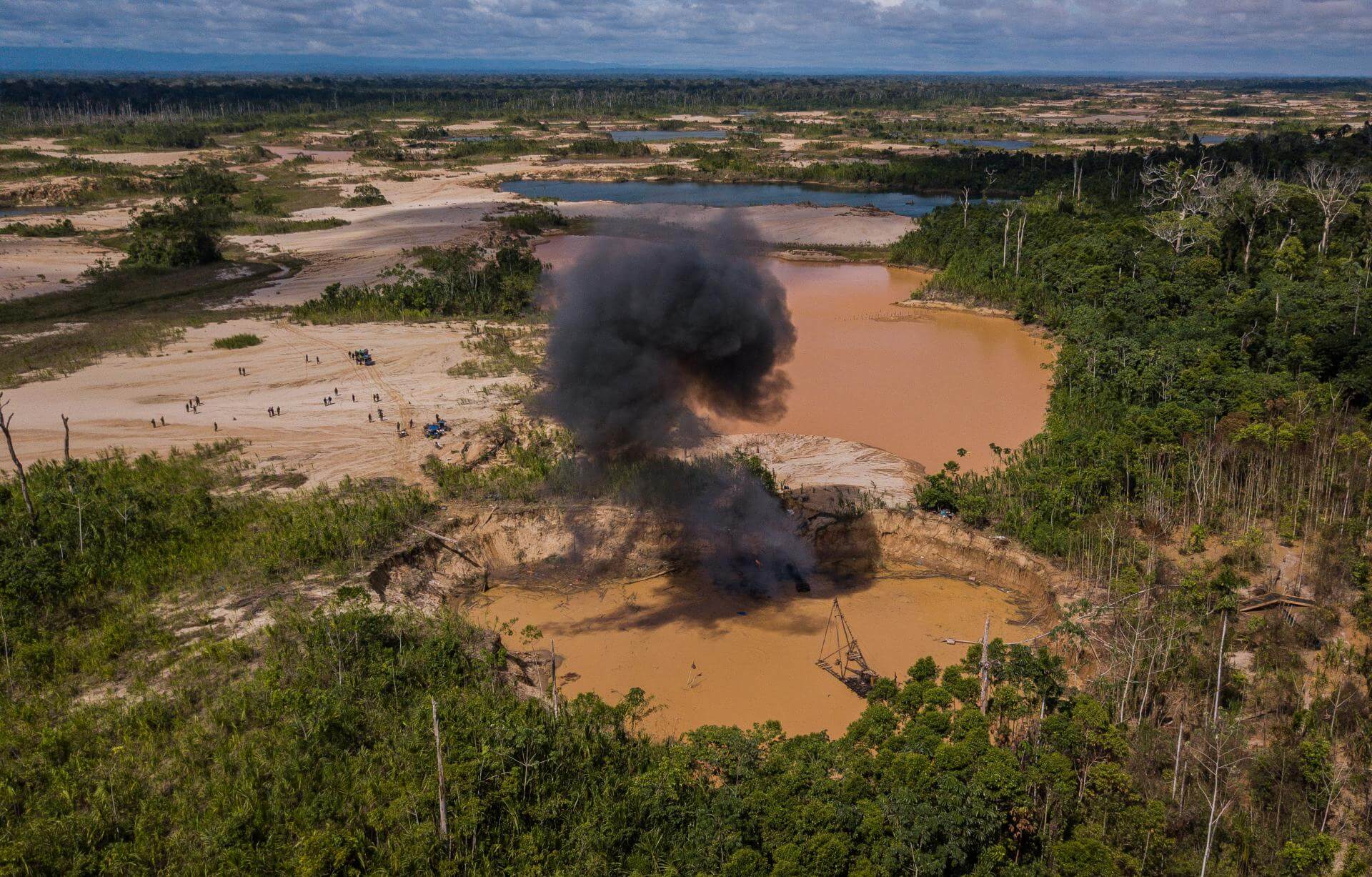 EPICENTRO. Madre de Dios es uno de los principales focos de minería ilegal en la región.