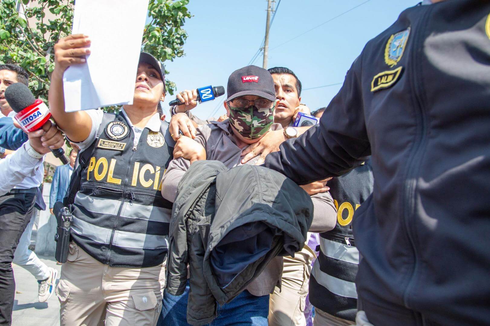 LÍDER. Nicanor Boluarte fue detenido preliminarmente en un operativo realizado por el Eficcop y la Diviac este viernes 10 de mayo. 