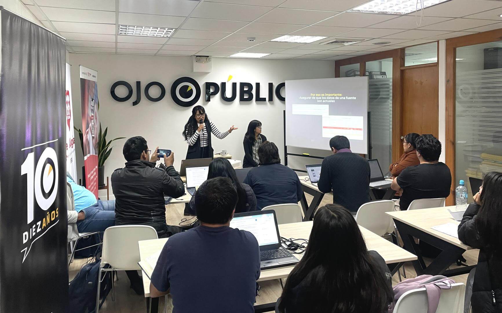 ALIANZAS. Como parte de un convenio entre Fe y Alegría y OjoPúblico, este año docentes y estudiantes serán entrenados en factchecking y periodismo ambiental.