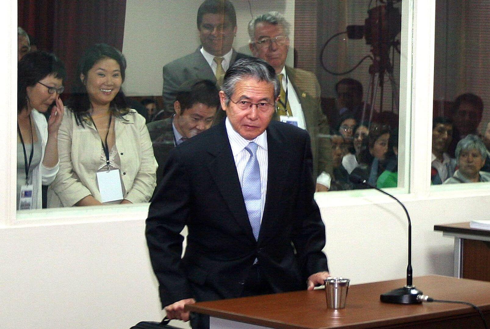 CONDENA. Alberto Fujimori en audiencia por el caso La Cantuta y Barrios Altos en 2007.