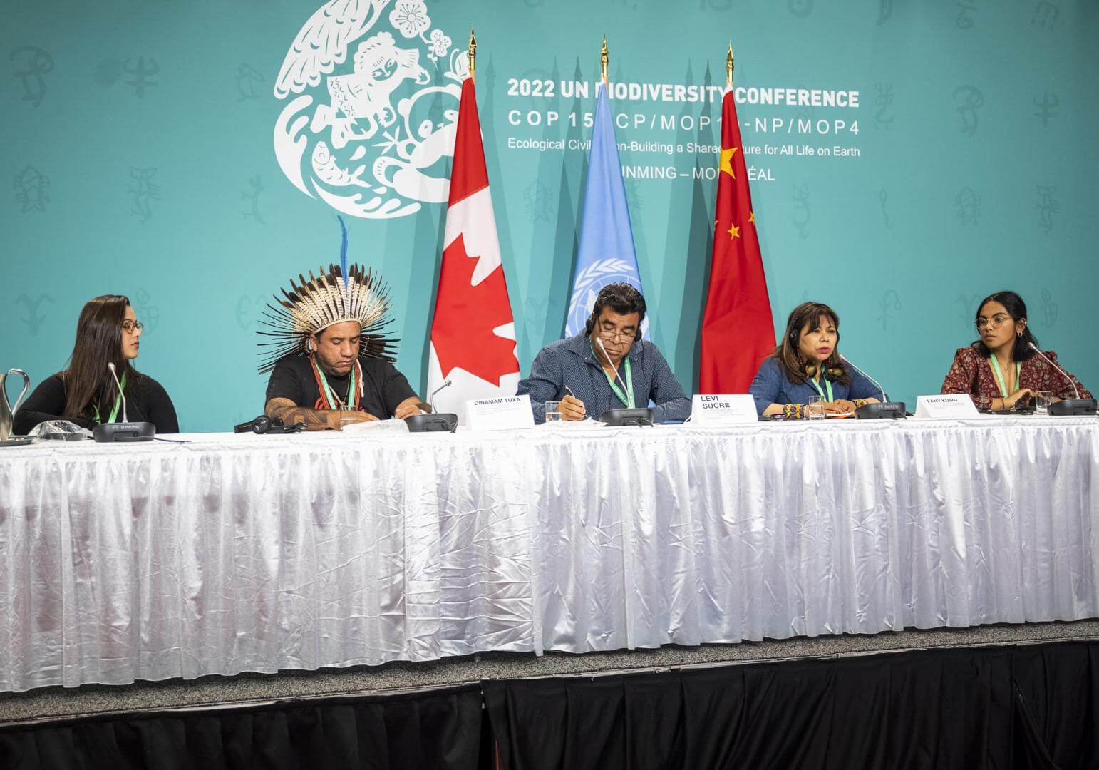 HITO. Pueblos indígenas en la COP15 (Montreal), en la que lograron el reconocimiento de sus territorios y conocimientos ancestrales en siete de las 23 metas acordadas.  