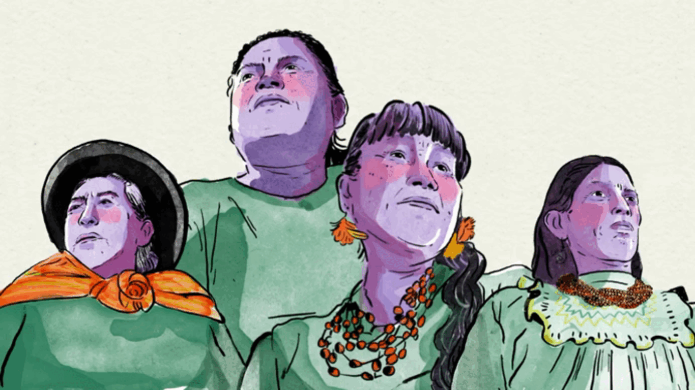 VOCES. Lideresas indígenas que defienden sus territorios, a la niñez y su cultura también son víctimas de acoso, discriminación y criminalización.