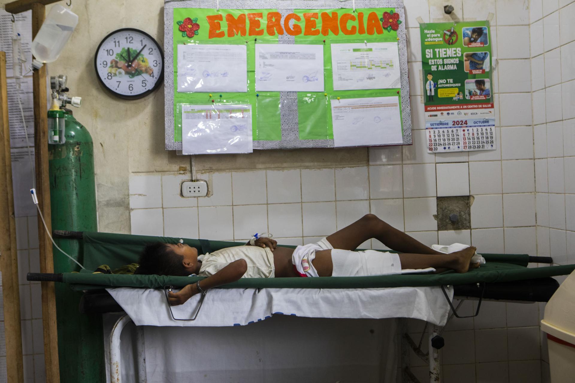 DETENIDO. Pese a los millones que reciben por canon petrolero, localidades de Loreto no evidencian avances en obras para beneficio de la población. 