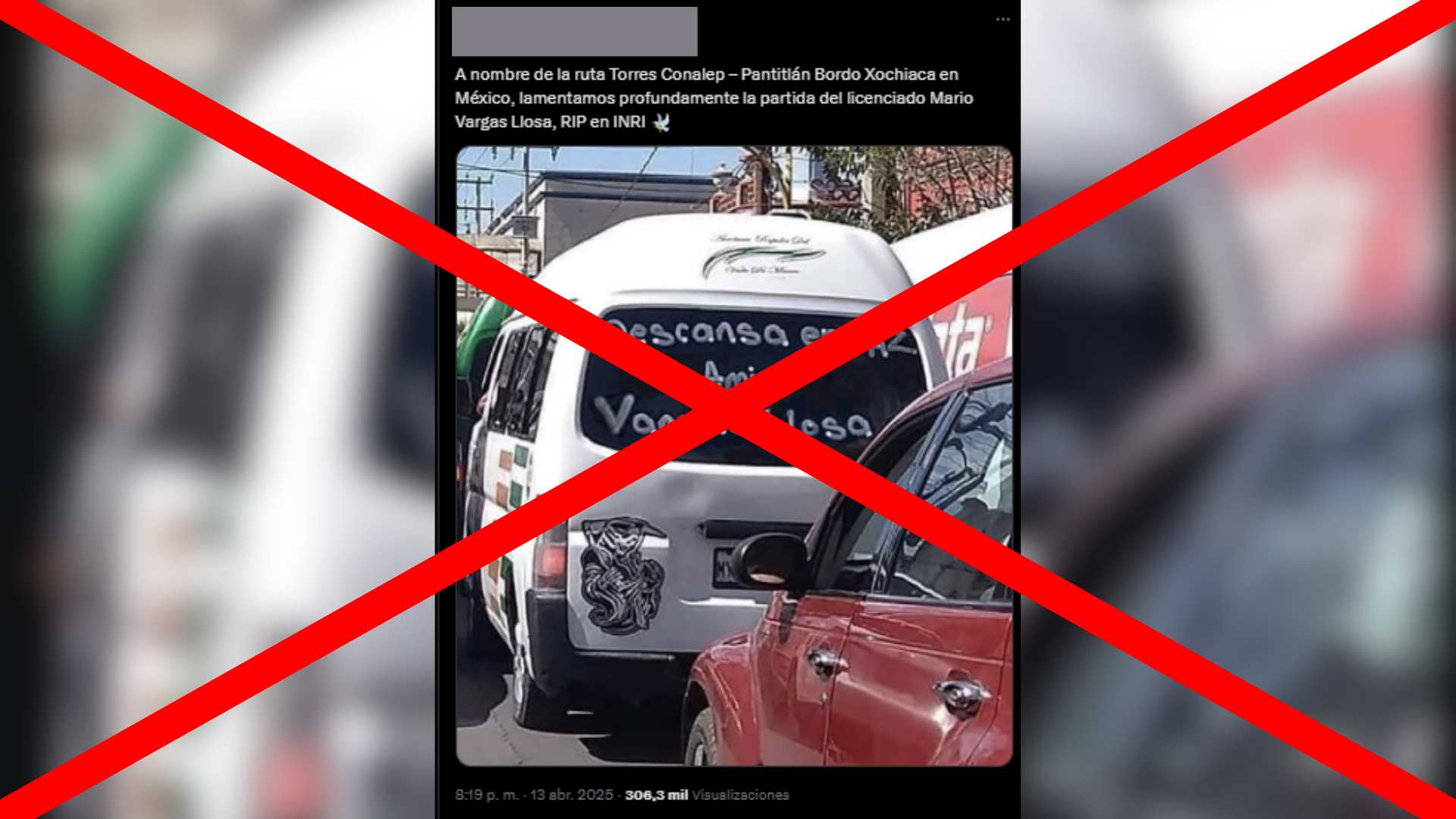 Foto: Captura de publicación en X. 