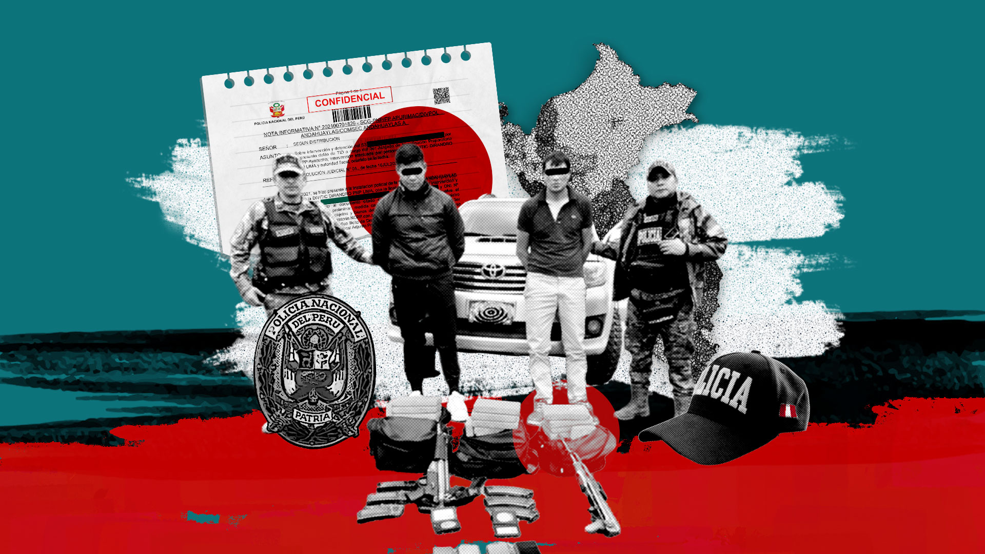 INVESTIGADOS. Entre las modalidades más frecuentes de los policías implicados en tráfico de drogas figura el "arranche", donde simulan un operativo y se apoderan de la droga.