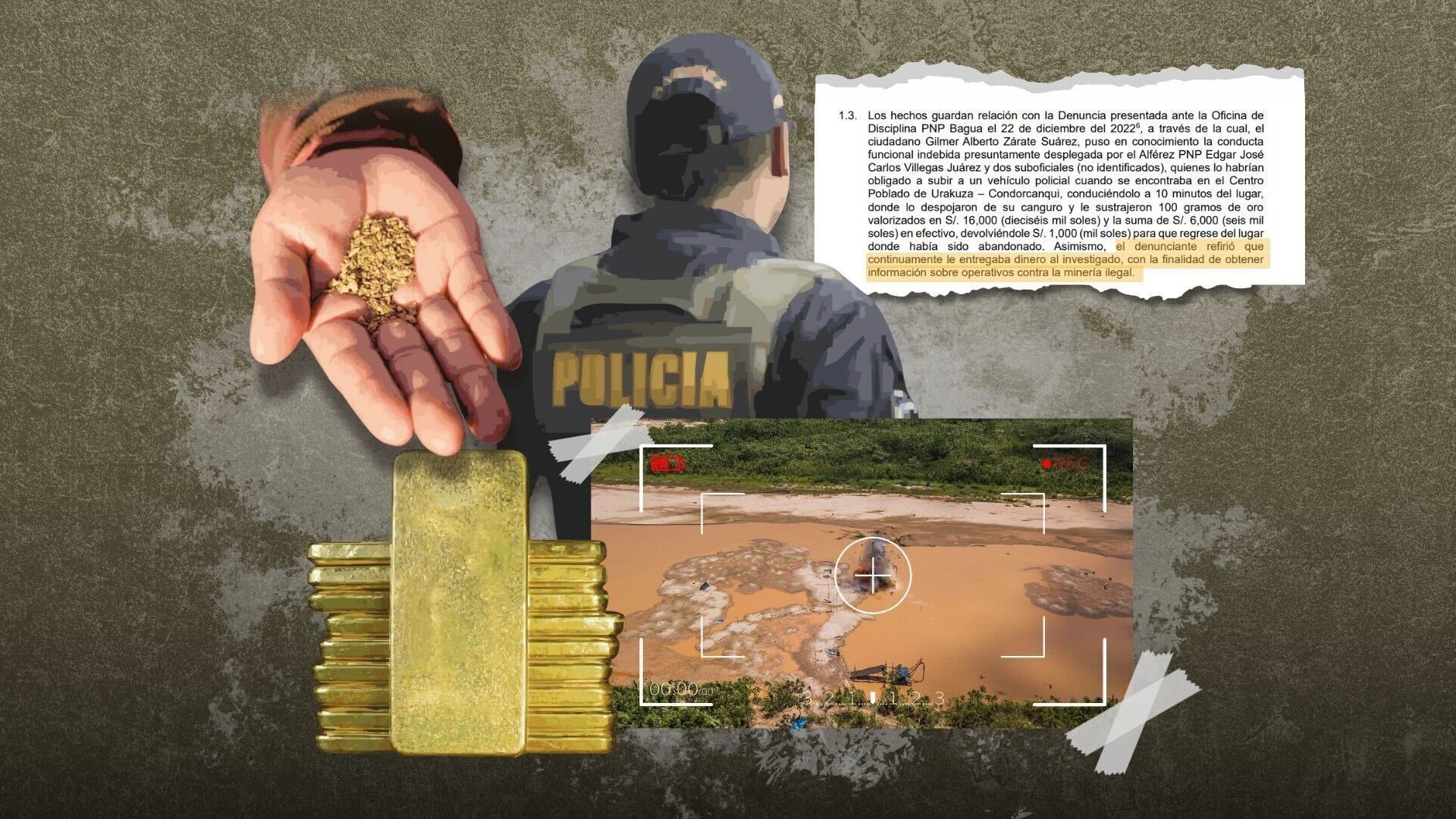 REITERADO. Algunos policías registran múltiples investigaciones administrativas vinculadas a minería ilegal.