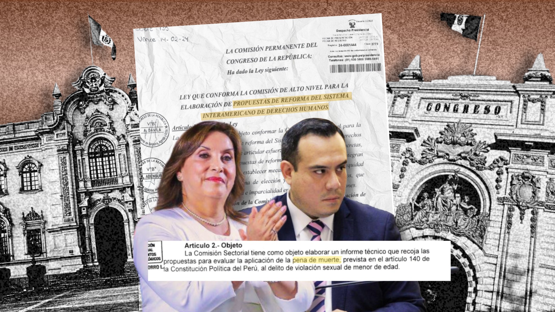 ESTRATEGIA. Especialistas consideran que retórica contra la Corte IDH es una estrategia conjunta, que busca impunidad y sortear su alta desaprobación.