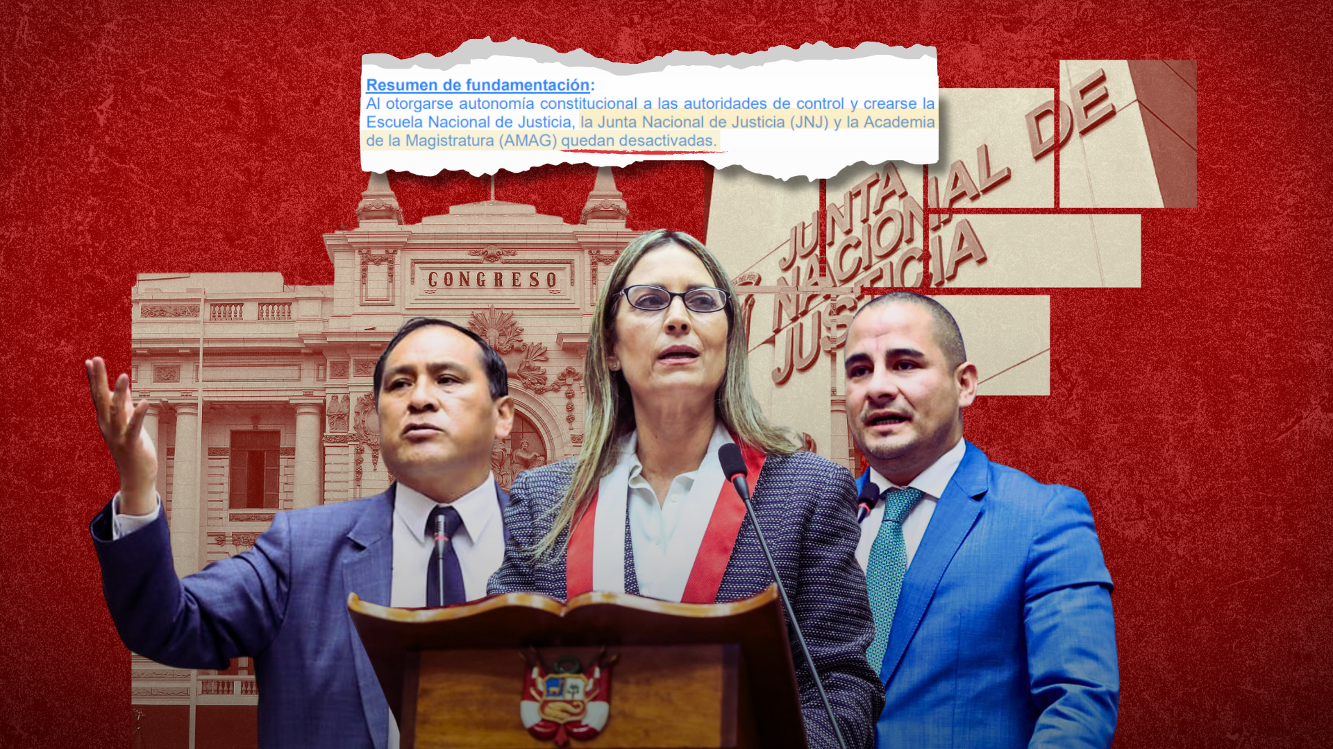 INTENTO. Las comisiones que presiden Flavio Cruz (Perú Libre), Arturo Alegría (Fuerza Popular) y María del Carmen Alva (no agrupada) priorizan la reforma del sistema judicial.