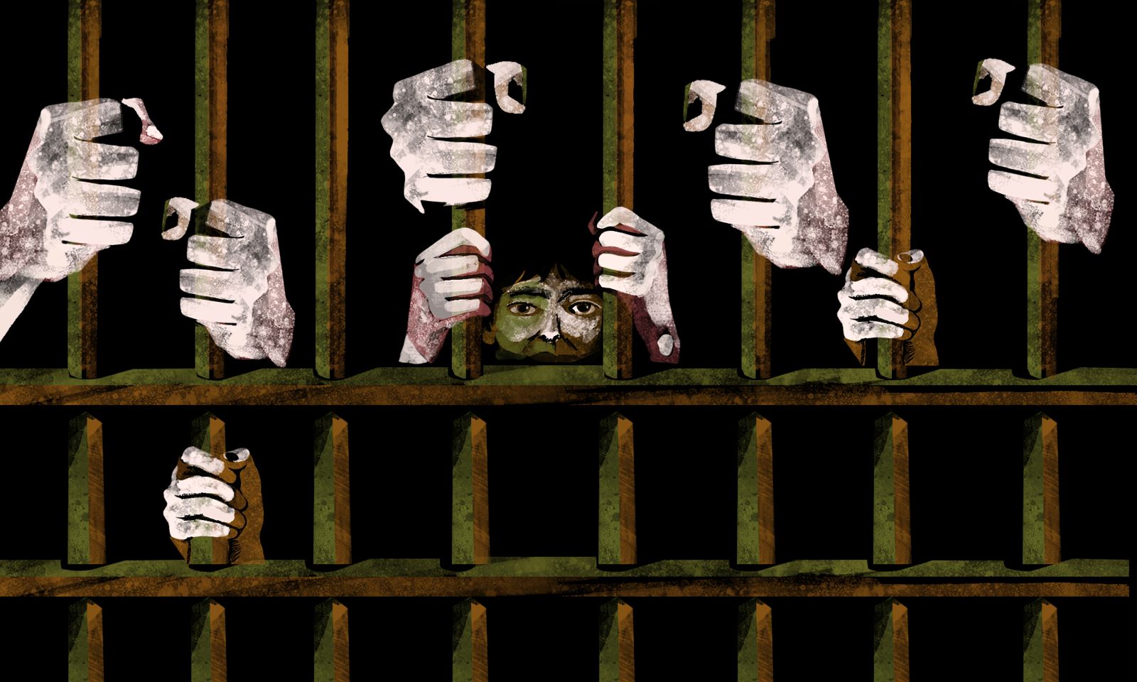 PRESOS. En total, son 89 personas, de entre 16 y 21 años, las que están recluidas en el penal El Milagro de Trujillo, una de las más hacinadas y peligrosas del norte del Perú.