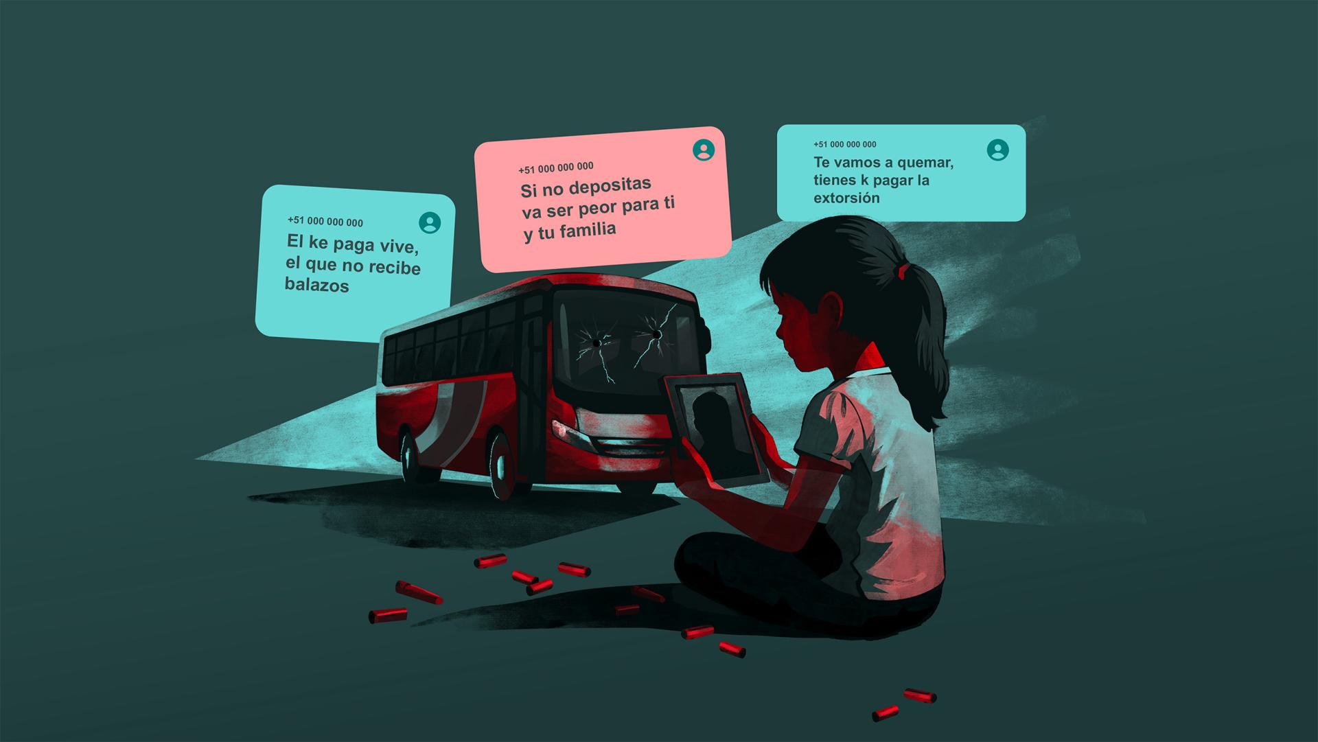 VÍCTIMAS. Los atentados contra transportistas han dejado en orfandad a decenas de menores en el Perú. Sus familias piden justicia.