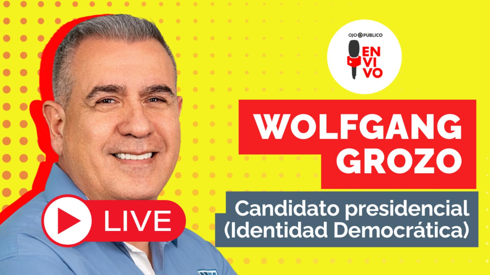 ELECCCIONES 2026. Wolfgang Grozo postula a la presidencia por Identidad Democrática