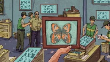 TRÁFICO. El comercio de mariposas mueve anualmente millones de dólares. En 2023, registró más de 50.000 ventas que involucraron a estos insectos. 