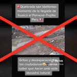 El video fue grabado en el 2017 por un habitante del sector Río Seco en la ciudad de Trujillo. 