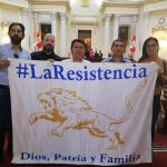 APERTURA. Algunos congresistas han invitado a miembros de La Resistencia para que participen en eventos al interior del Parlamento.