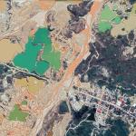 DAÑO. Minería aluvial en el río Colorado arrasó hectáreas de bosque natural en Madre de Dios.