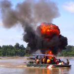 INTERDICCIÓN. El congresista Eduardo Salhuana, de Alianza Para el Progreso (APP), impulsa proyecto para entregar maquinaria de la minería ilegal a los gobiernos locales. 