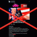 Es falso que Donald Trump prohibió hablar español en lugares públicos en EE. UU.