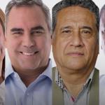 PRIMERA MESA. Con Fiorella Molinelli, Rafael Belaunde, Mesías Guevara y Mariano González.