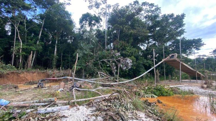 DAÑO AMBIENTAL. Minería ilegal en Madre de Dios nunca se detuvo. 
