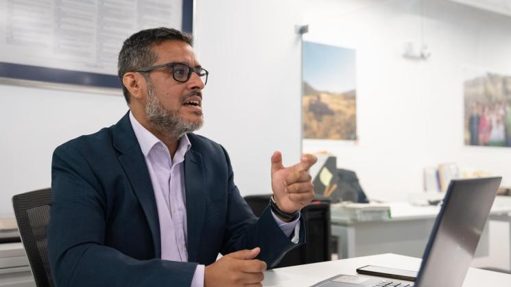 REPRESENTANTE. Daniel Sánchez Velásquez es el coordinador del proyecto Empresas y Derechos Humanos del PNUD en Perú. 