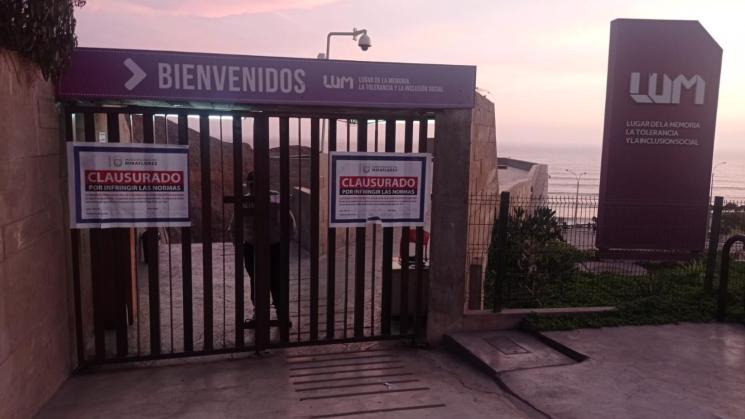 MEMORIA. La Municipalidad de Miraflores clausuró el LUM el martes 28 de marzo, argumentando la falta del certificado ITSE.
