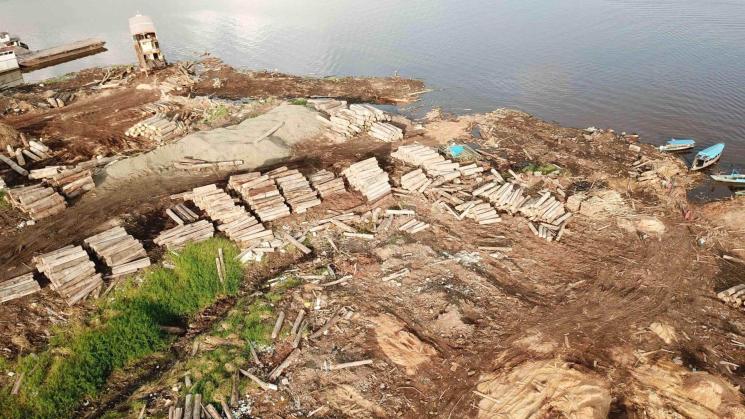 MONITOREO. La trazabilidad de la madera es uno de los principales pendientes para combatir la tala ilegal en la Amazonía.