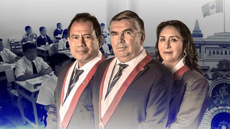 PERSONAJES. Edgar Tello, Alex Paredes y Katy Ugarte son docentes nombrados que no han rendido o han desaprobado exámenes. 