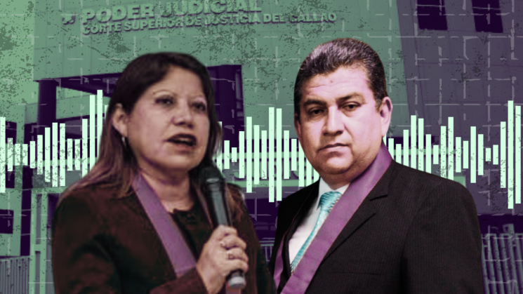 GRABACIÓN. En el audio se escucha a Ruth Benavides solicitando un "gran servicio" a Walter Ríos.