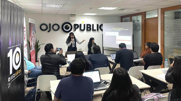 ALIANZAS. Como parte de un convenio entre Fe y Alegría y OjoPúblico, este año docentes y estudiantes serán entrenados en factchecking y periodismo ambiental.