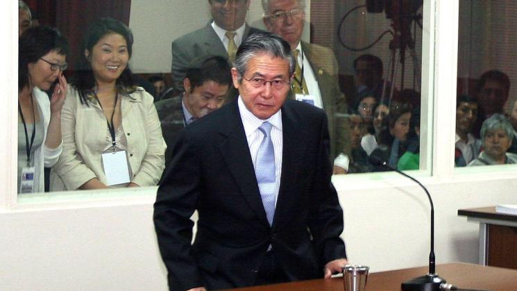 CONDENA. Alberto Fujimori en audiencia por el caso La Cantuta y Barrios Altos en 2007.