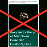 Desinformación. En realidad, la foto fue registrada en setiembre del 2013 en el cerro Renca, de Chile.