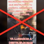 En realidad, el video en cuestión fue grabado durante el paro de transportistas que se realizó en abril del 2022. 