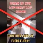 Falso: Video de abucheos contra Evo Morales y su supuesto hermano en un avión no es actual