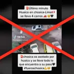 Falso: El video de huaico que inunda automóviles en Chosica no es actual