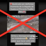 El video fue grabado en el 2017 por un habitante del sector Río Seco en la ciudad de Trujillo. 